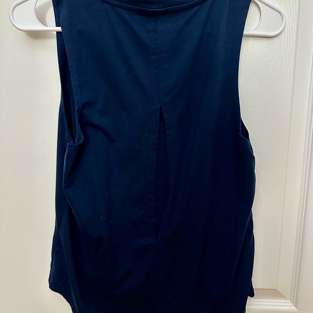Pure Barre logo Xs Navy Tank Top - Picture 2 of 2